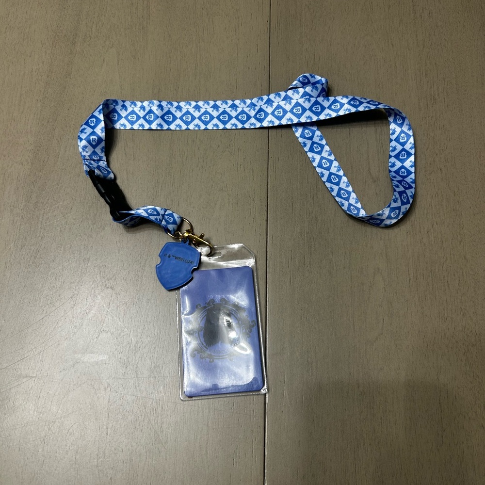 Harry Potter Ravenclaw Lanyard Multicolor 25" w/ Charm and Detachable ID Holder